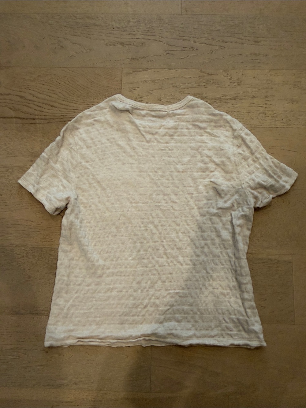 Goodfellow & Co Cream Short Sleeve Pocket Tee - Picture 3 of 3